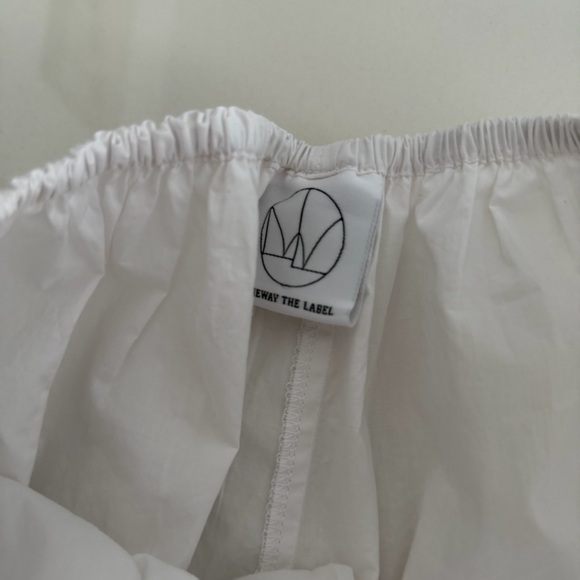 Laneway The Label Antique Summer Pant in Ivory - Picture 3 of 4